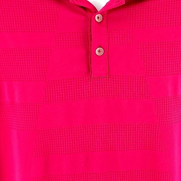 Nike Golf Tour Performance Dri-Fit Magenta Pink XL Collared Polo Shirt - Picture 2 of 10